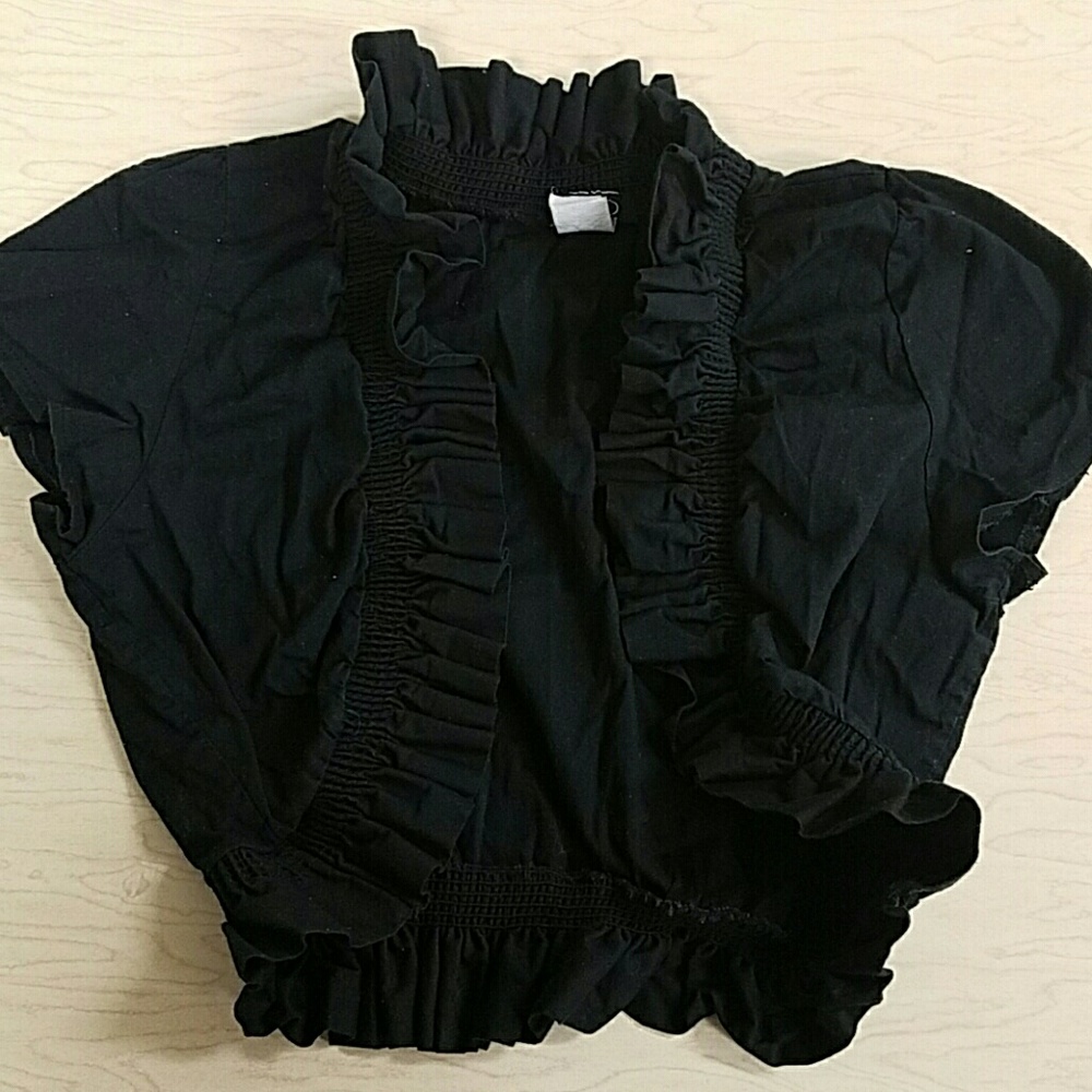 Black cardigan